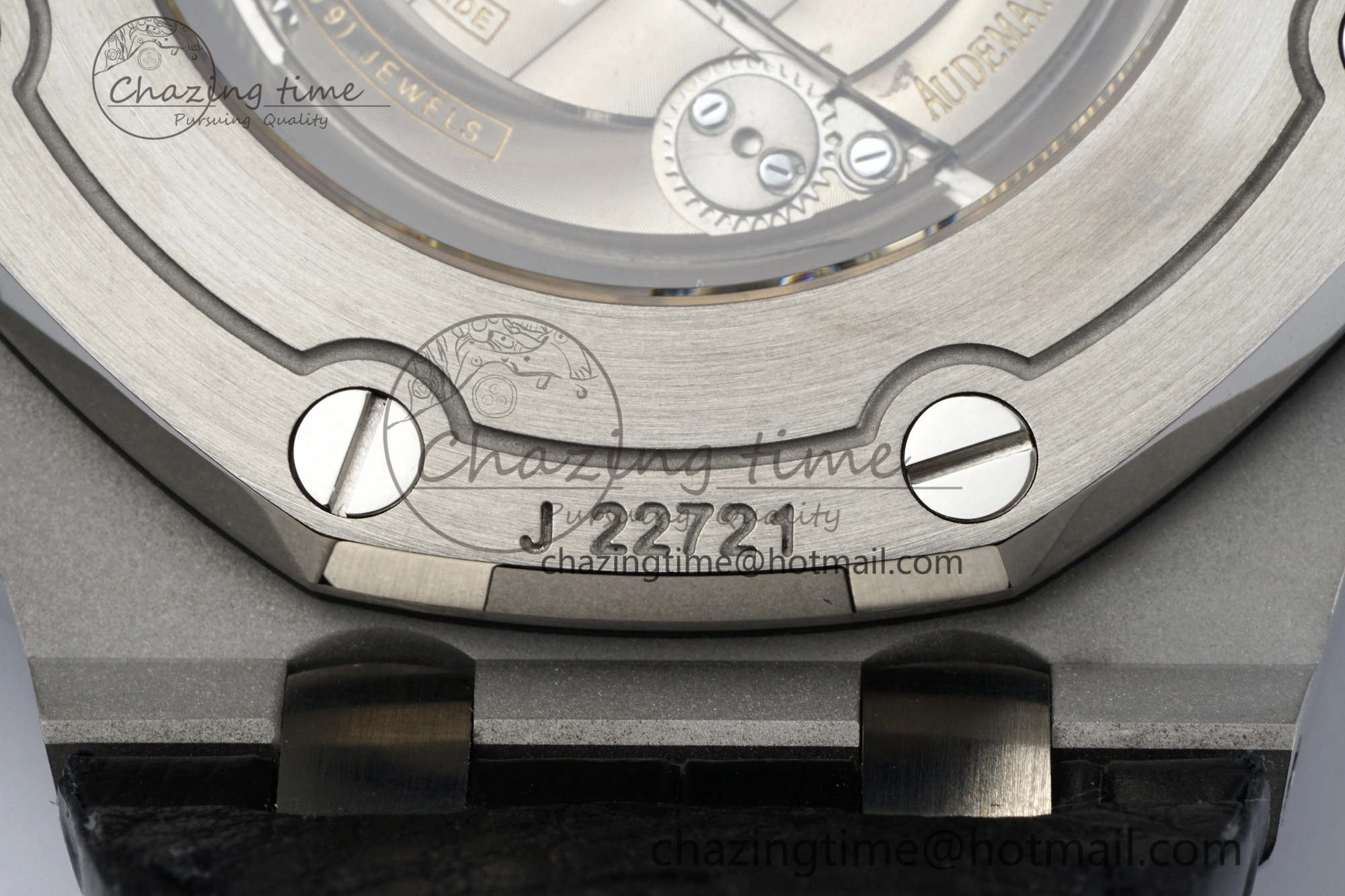 UrbanChic Royal Oak Offshore 42mm SS APF 1:1 Best Edition Gray Dial on Black Leather Strap A 4670