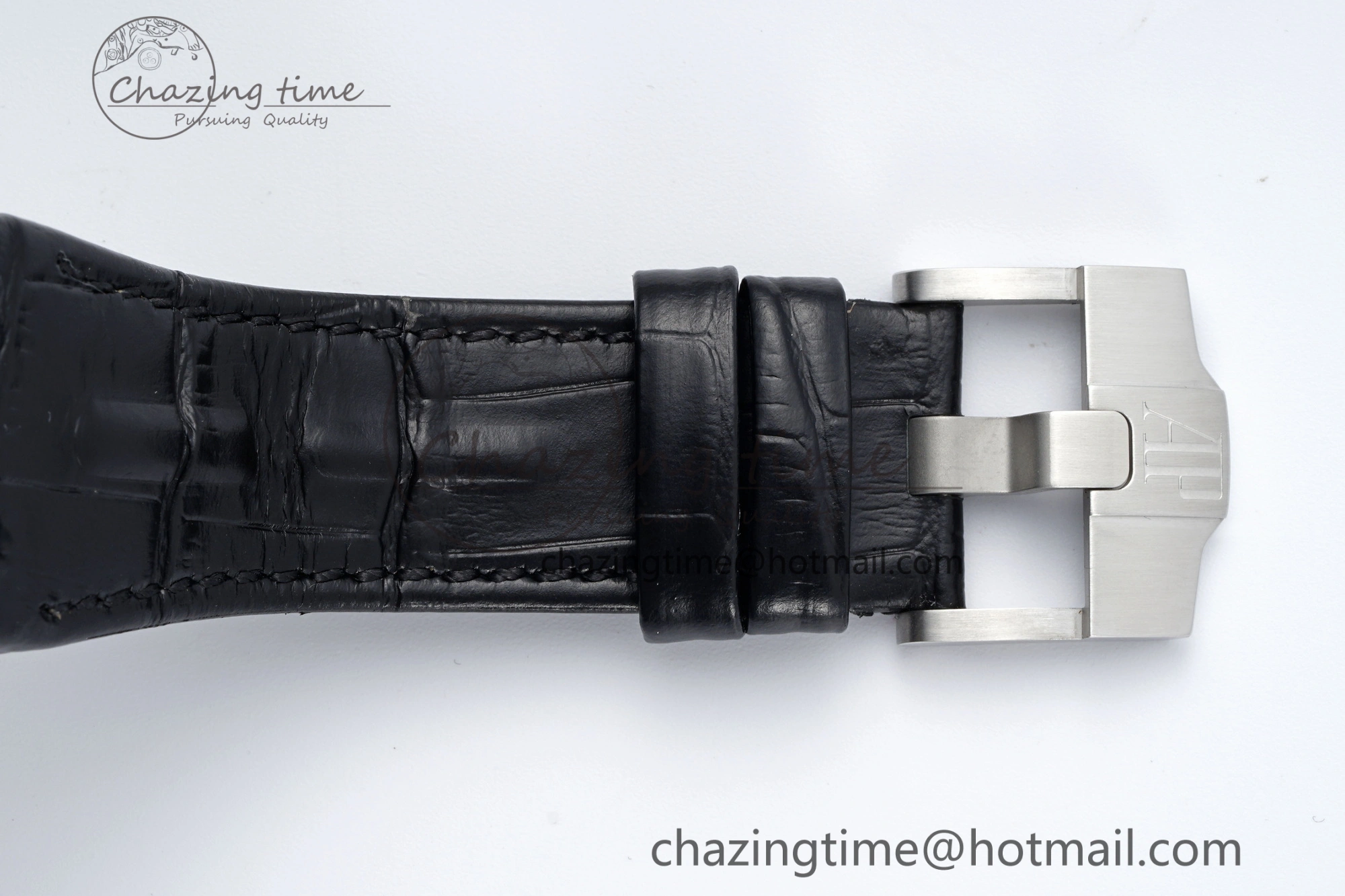 UrbanChic Royal Oak Offshore 42mm SS APF 1:1 Best Edition Gray Dial on Black Leather Strap A 4670