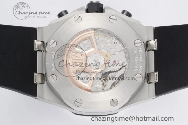 AllSeason Royal Oak Offshore 42mm SS APF 1:1 Best Edition Gray Dial on Black Rubber Strap A 4623
