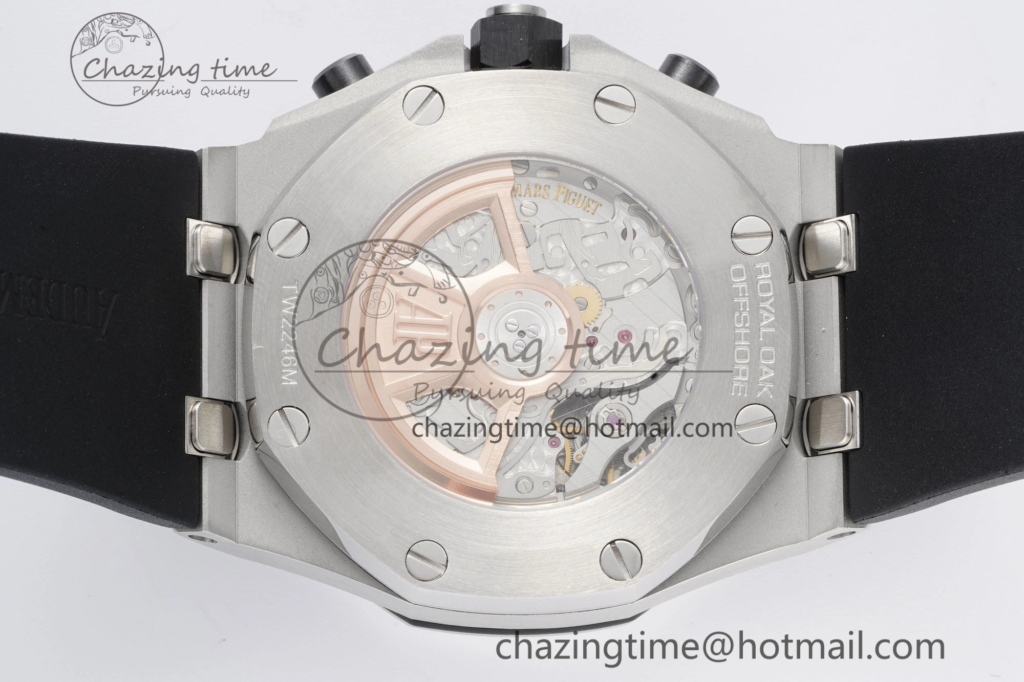 AllSeason Royal Oak Offshore 42mm SS APF 1:1 Best Edition Gray Dial on Black Rubber Strap A 4623