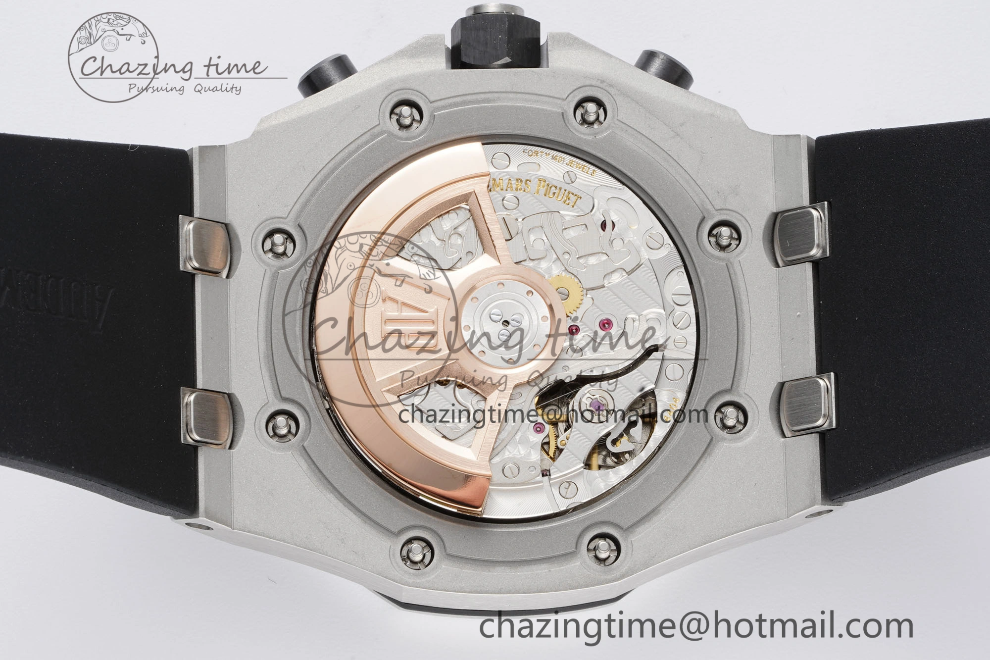 AllSeason Royal Oak Offshore 42mm SS APF 1:1 Best Edition Gray Dial on Black Rubber Strap A 4623