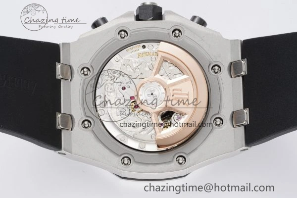 AllSeason Royal Oak Offshore 42mm SS APF 1:1 Best Edition Gray Dial on Black Rubber Strap A 4623