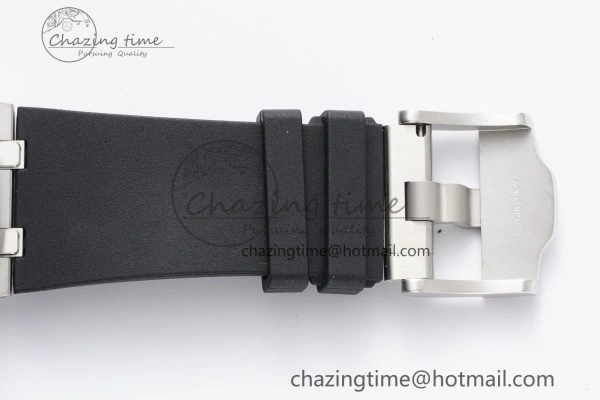 AllSeason Royal Oak Offshore 42mm SS APF 1:1 Best Edition Gray Dial on Black Rubber Strap A 4623