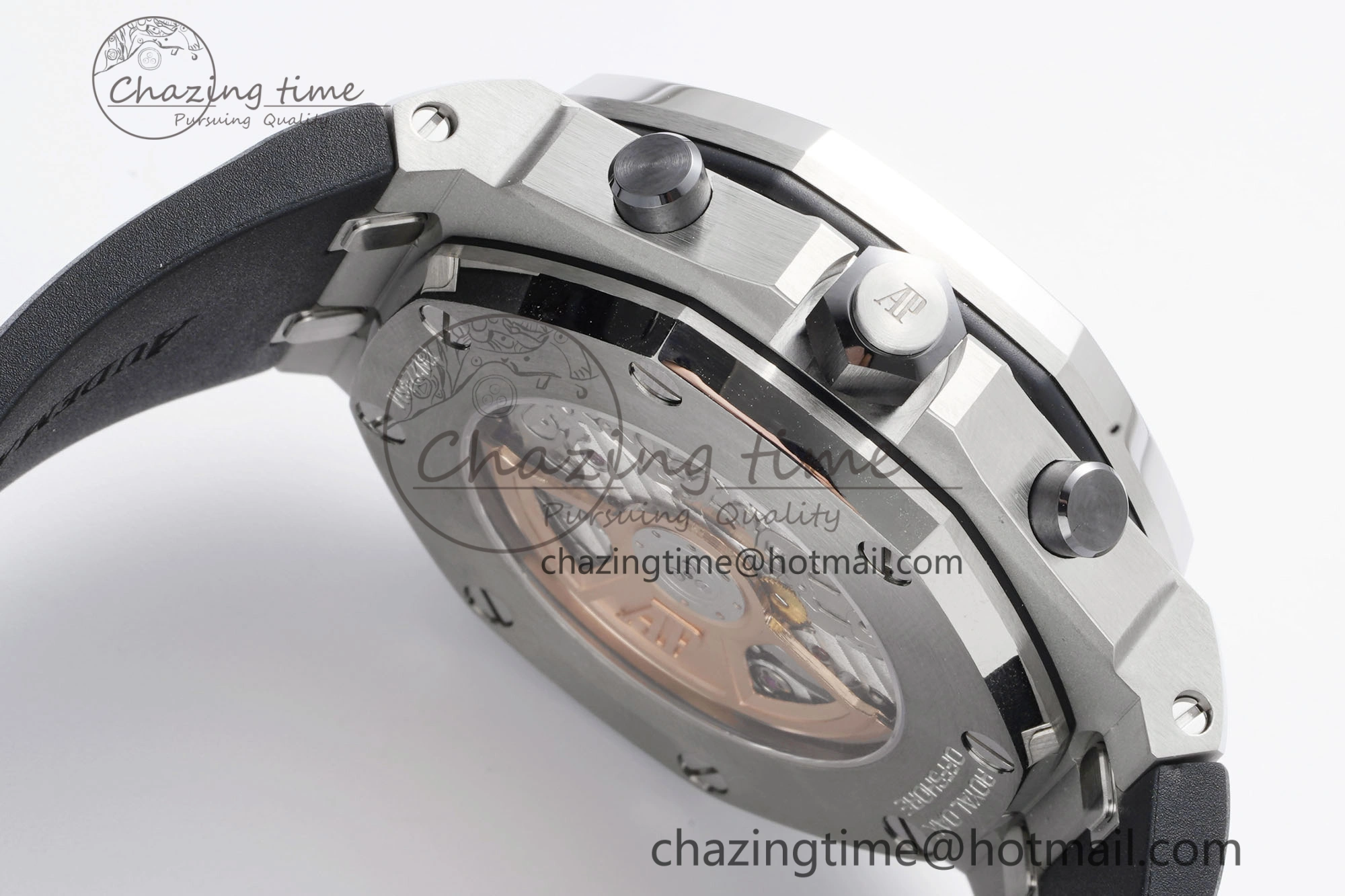 AllSeason Royal Oak Offshore 42mm SS APF 1:1 Best Edition Gray Dial on Black Rubber Strap A 4623