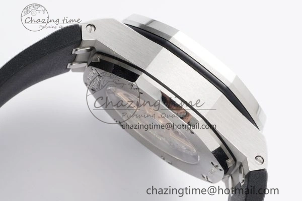 AllSeason Royal Oak Offshore 42mm SS APF 1:1 Best Edition Gray Dial on Black Rubber Strap A 4623