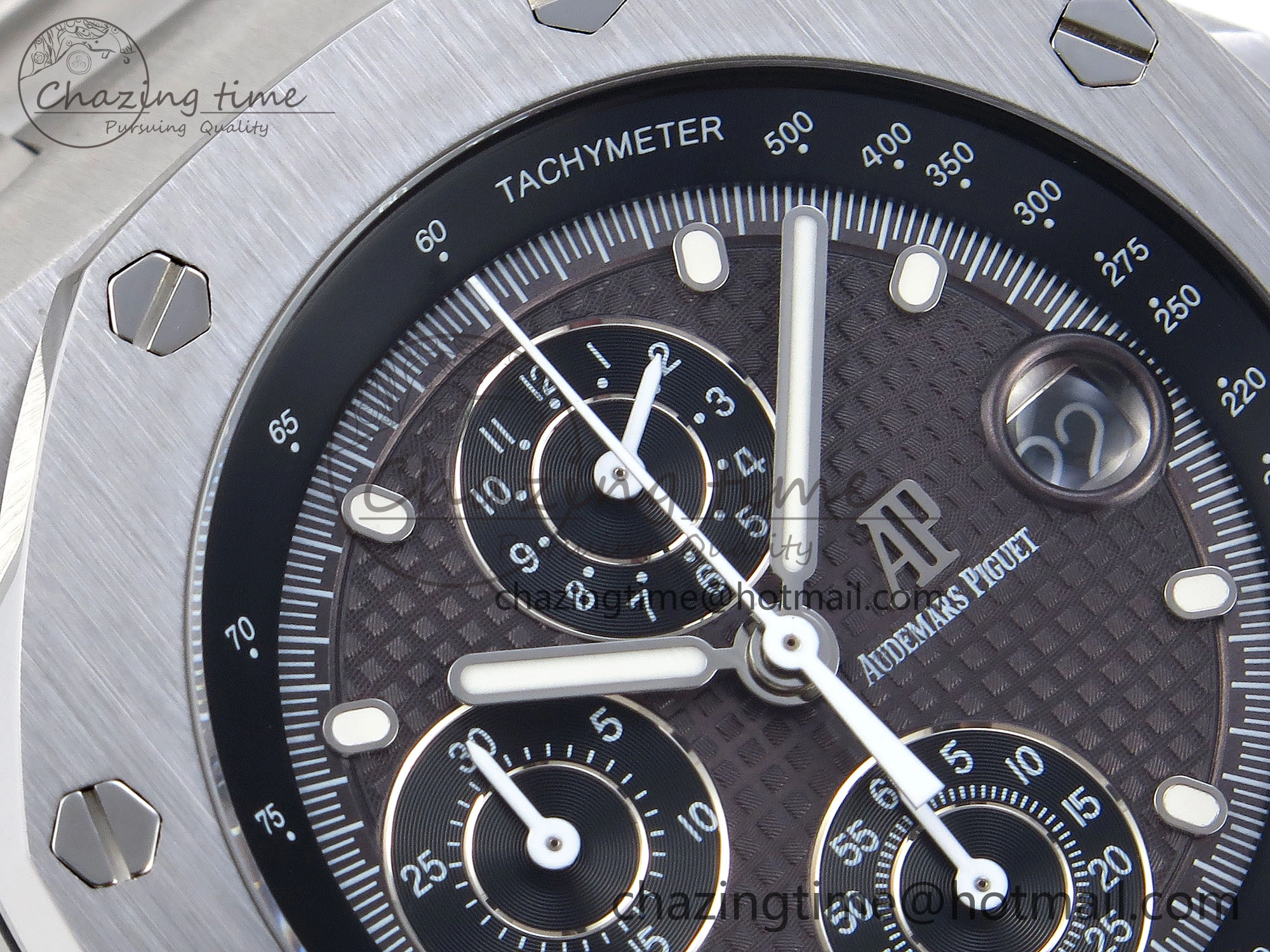 Royal Oak Offshore 42mm SS APF 1:1 Best Edition Gray Dial on SS Bracelet Strap A Sophisticated 4531
