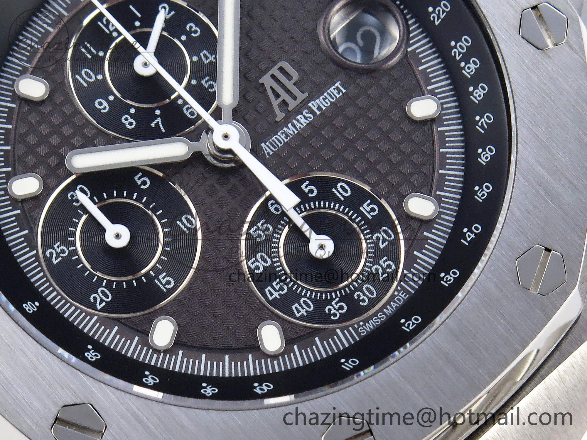 Royal Oak Offshore 42mm SS APF 1:1 Best Edition Gray Dial on SS Bracelet Strap A Sophisticated 4531