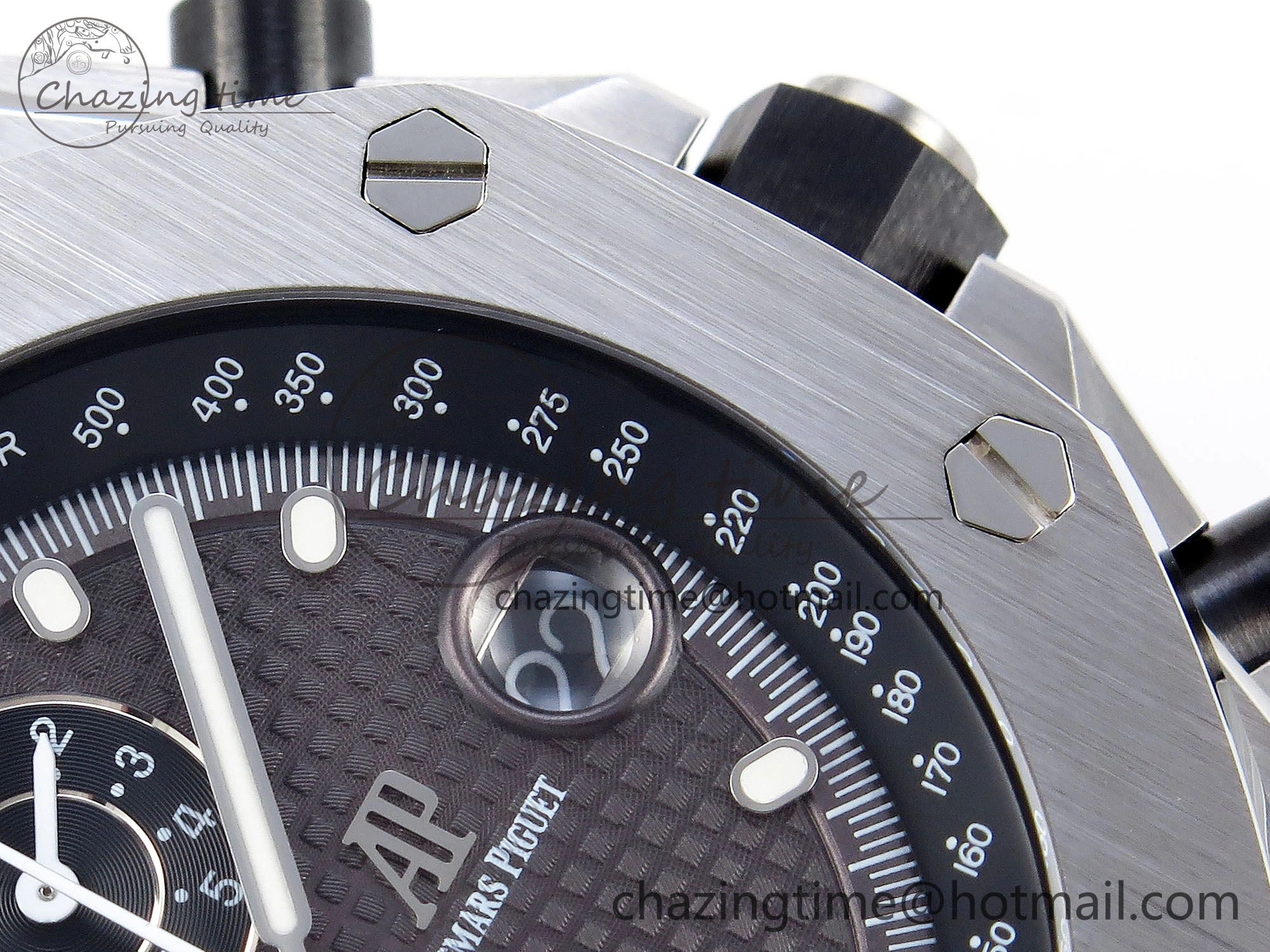 Royal Oak Offshore 42mm SS APF 1:1 Best Edition Gray Dial on SS Bracelet Strap A Sophisticated 4531