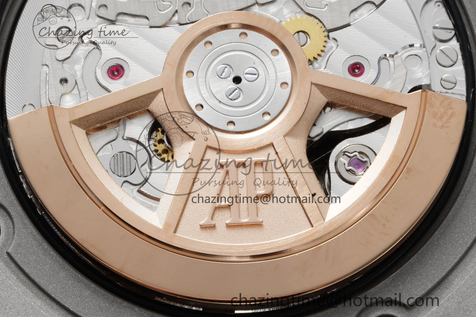 Royal Oak Offshore 42mm SS APF 1:1 Best Edition Green Dial on Green Rubber Strap A WaterResistant 4611