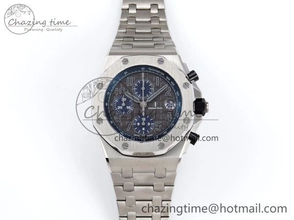 Royal Oak Offshore 42mm SS APF 1:1 Best Edition Grey Dial on SS Bracelet A Sporty 4455