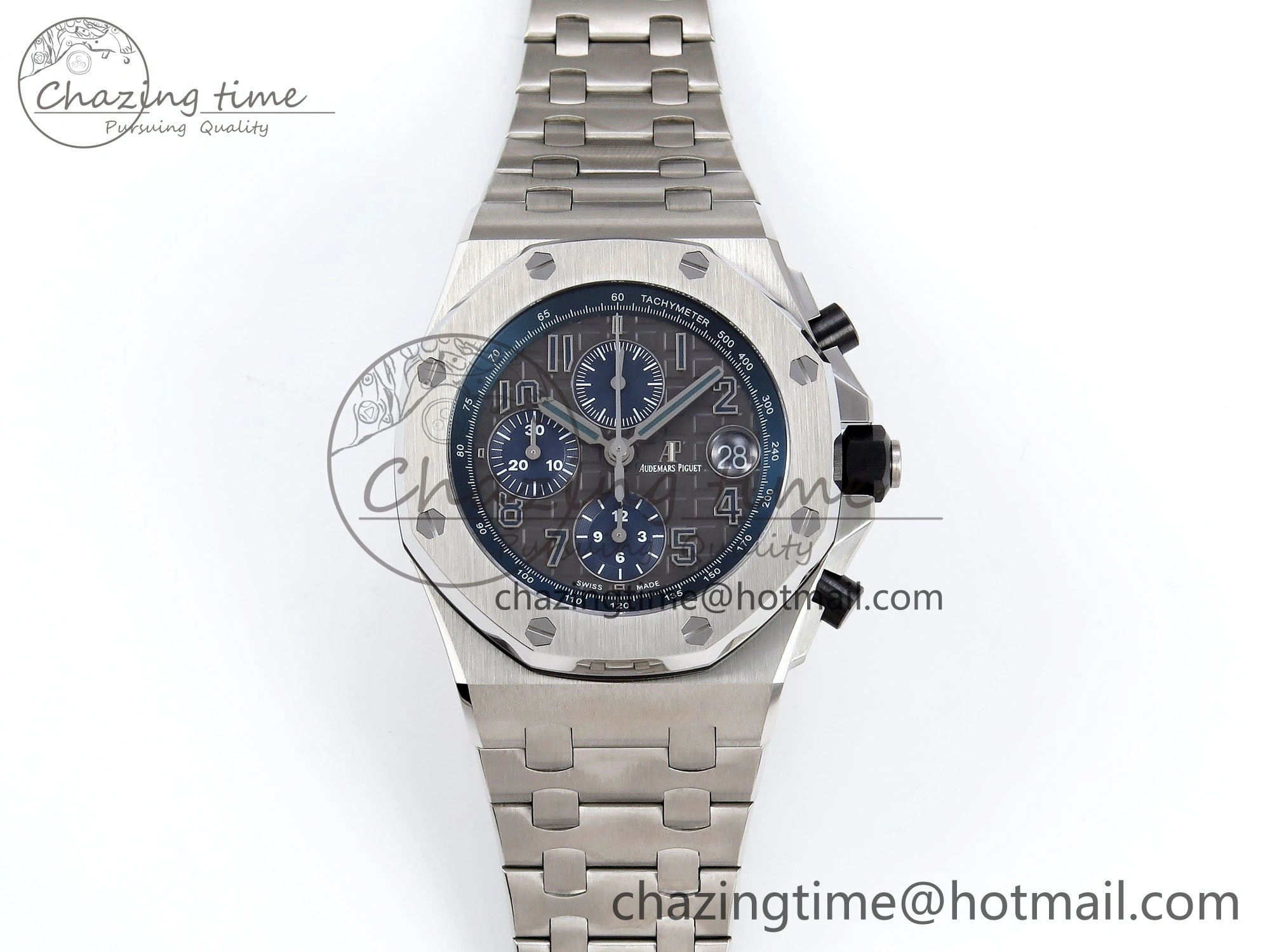 Royal Oak Offshore 42mm SS APF 1:1 Best Edition Grey Dial on SS Bracelet A Sporty 4455