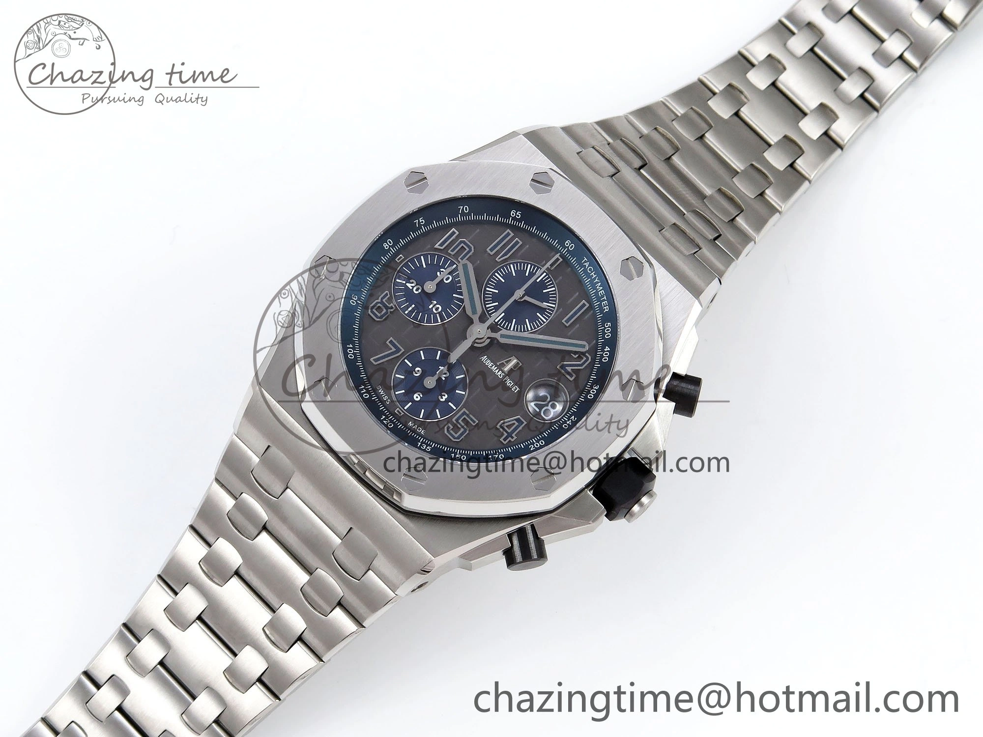 Royal Oak Offshore 42mm SS APF 1:1 Best Edition Grey Dial on SS Bracelet A Sporty 4455