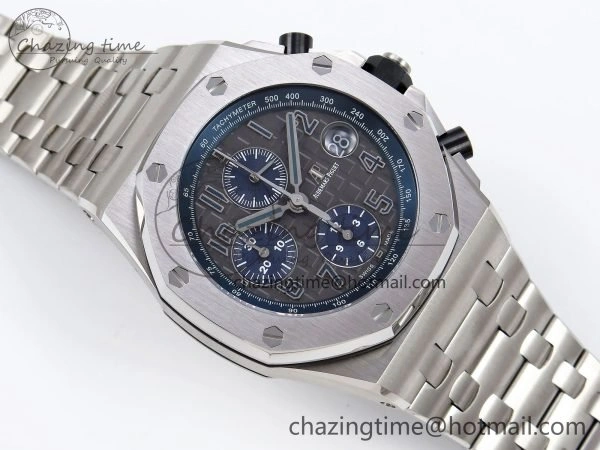 Royal Oak Offshore 42mm SS APF 1:1 Best Edition Grey Dial on SS Bracelet A Sporty 4455