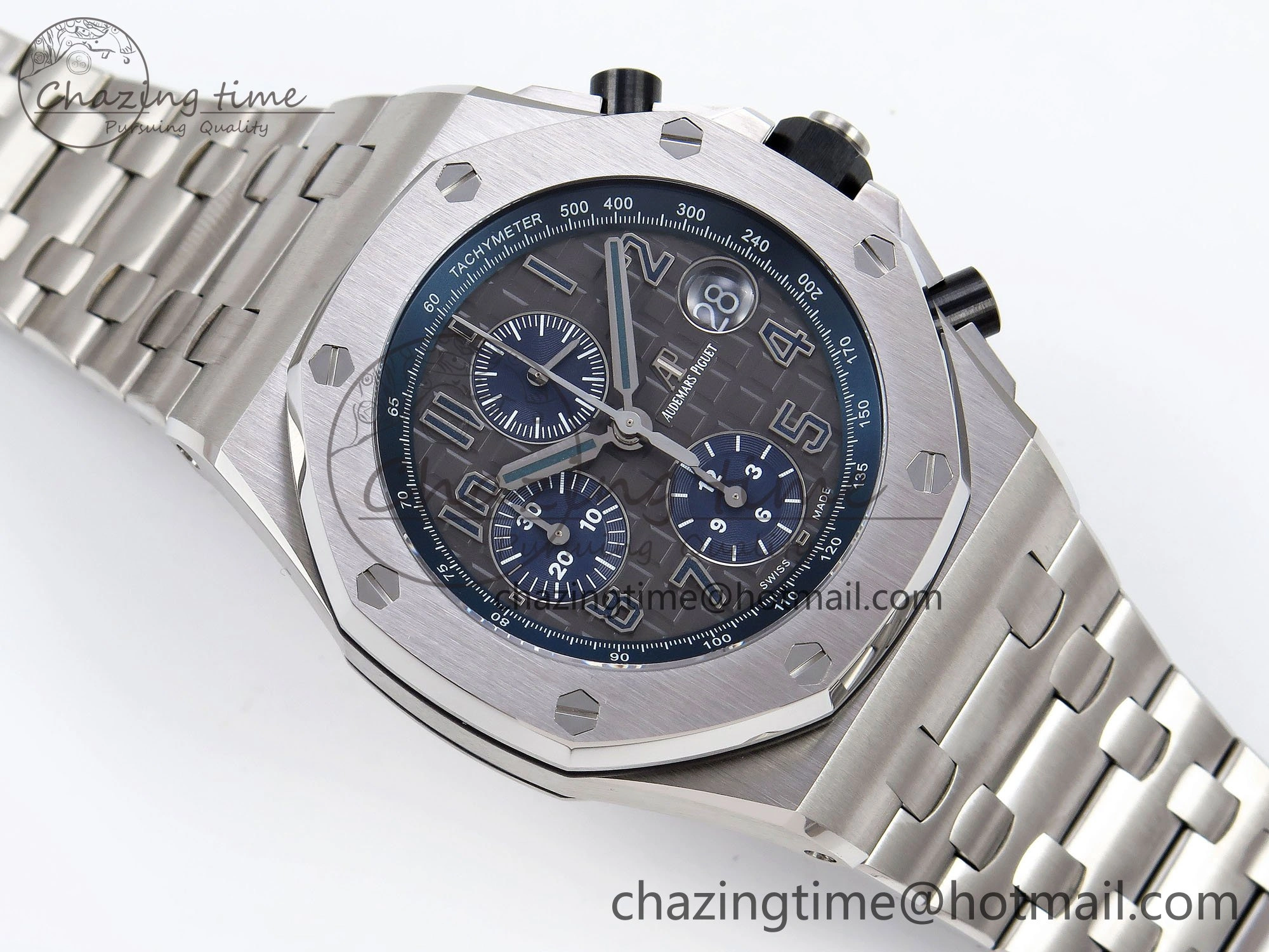 Royal Oak Offshore 42mm SS APF 1:1 Best Edition Grey Dial on SS Bracelet A Sporty 4455