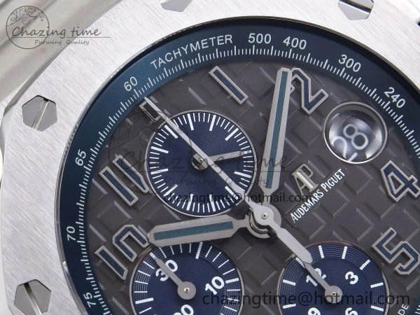 Royal Oak Offshore 42mm SS APF 1:1 Best Edition Grey Dial on SS Bracelet A Sporty 4455