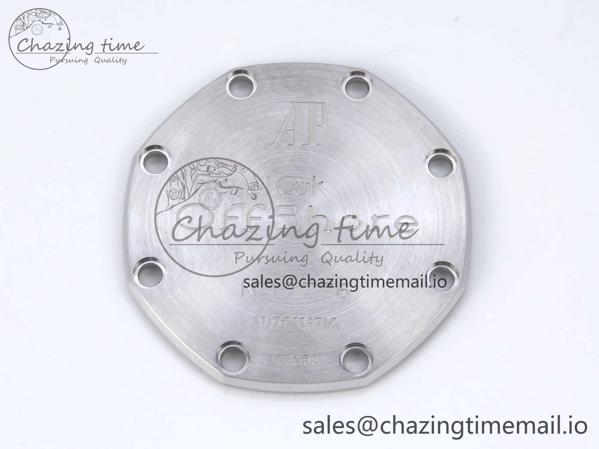 EyeCatching Royal Oak Offshore 42mm Safari TKF Best Edition White Dial on Brown Leather Strap A 4354