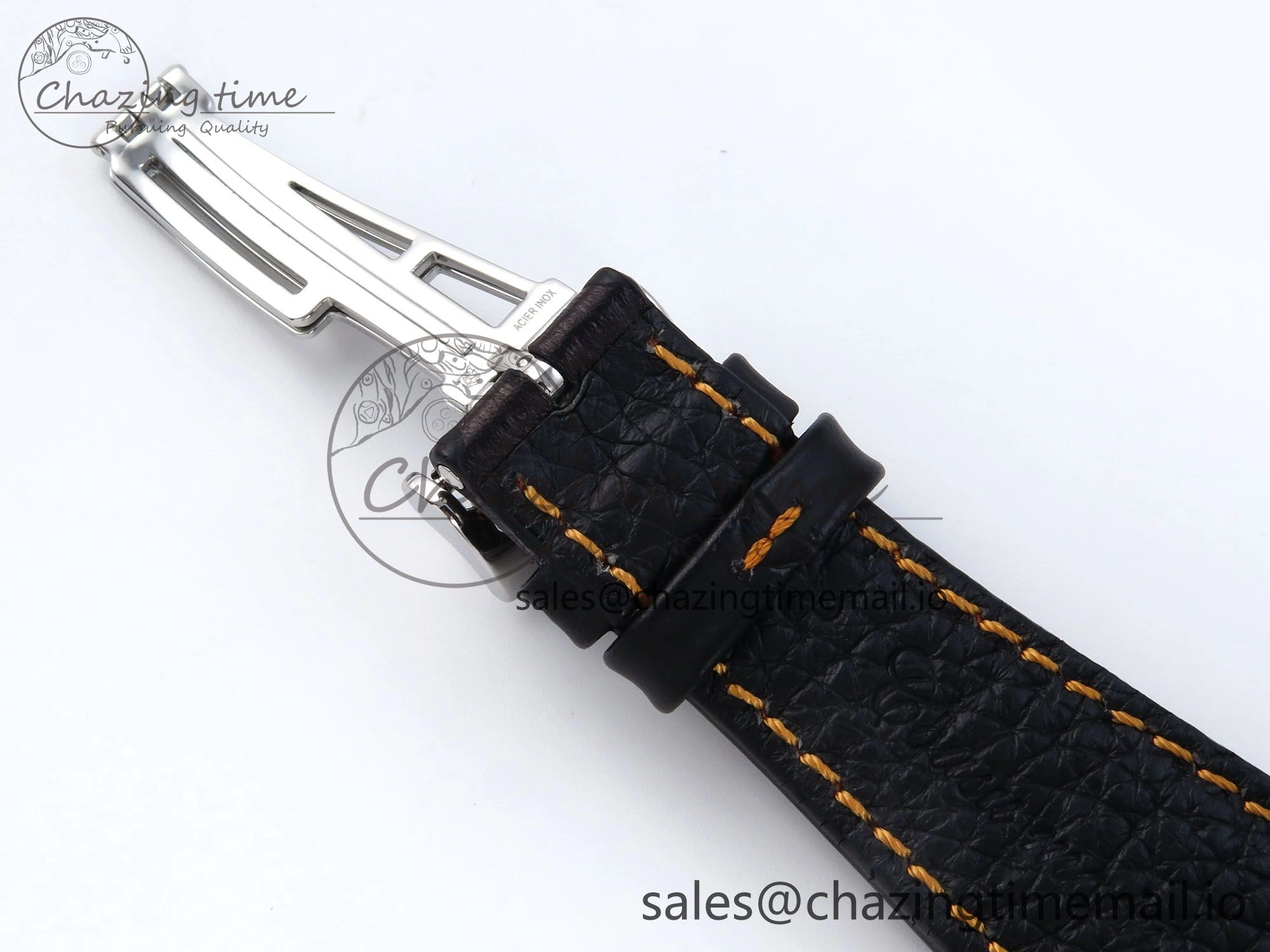 Royal Oak Offshore 42mm Volcano TKF Best Edition Black Dial on Black Leather Strap A Affordable 4353