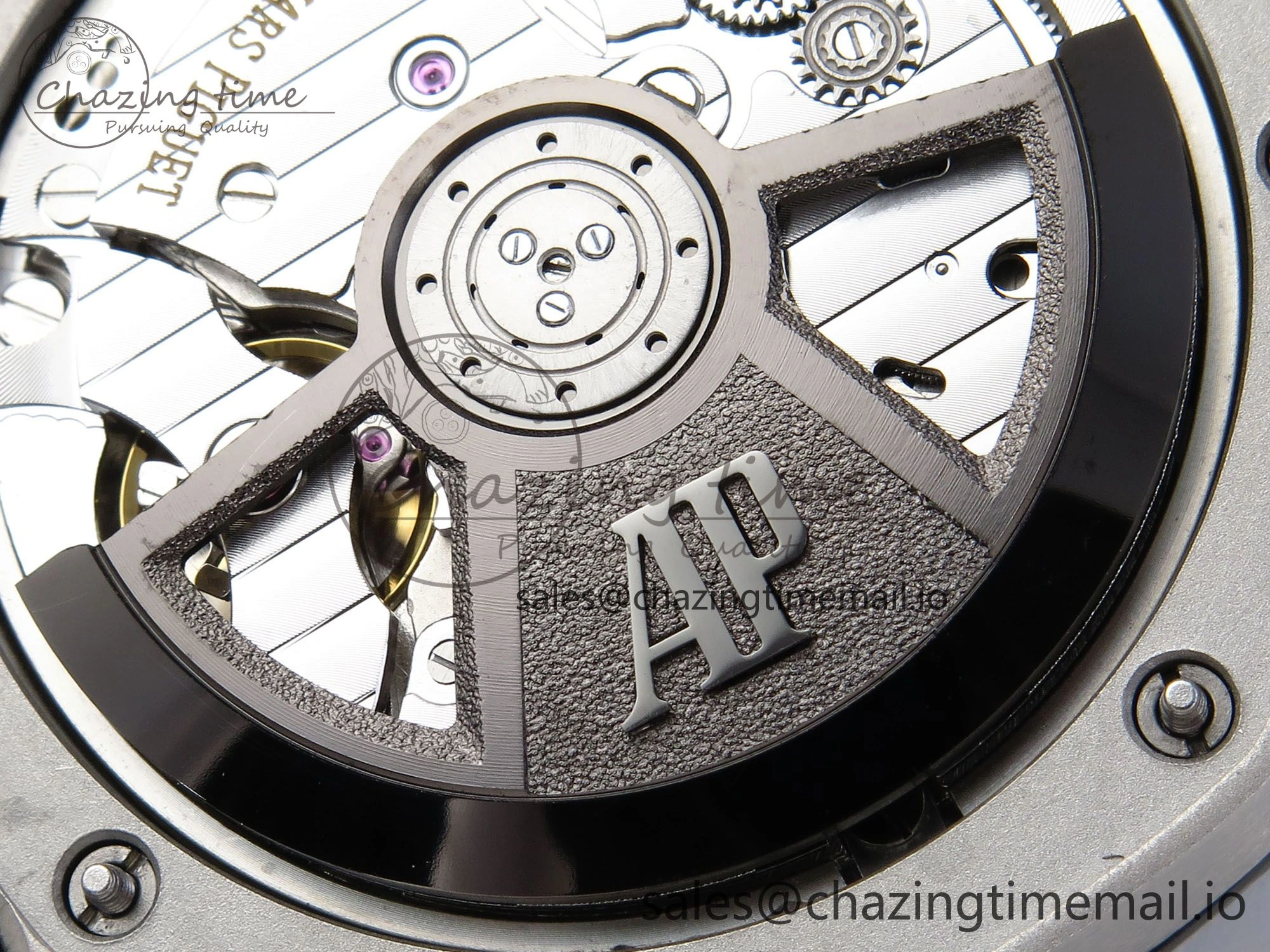 Royal Oak Offshore 43mm 15605SK APPF Best Edition Titanium Blue Dial on Blue Rubber Strap SA SunProtective 4277