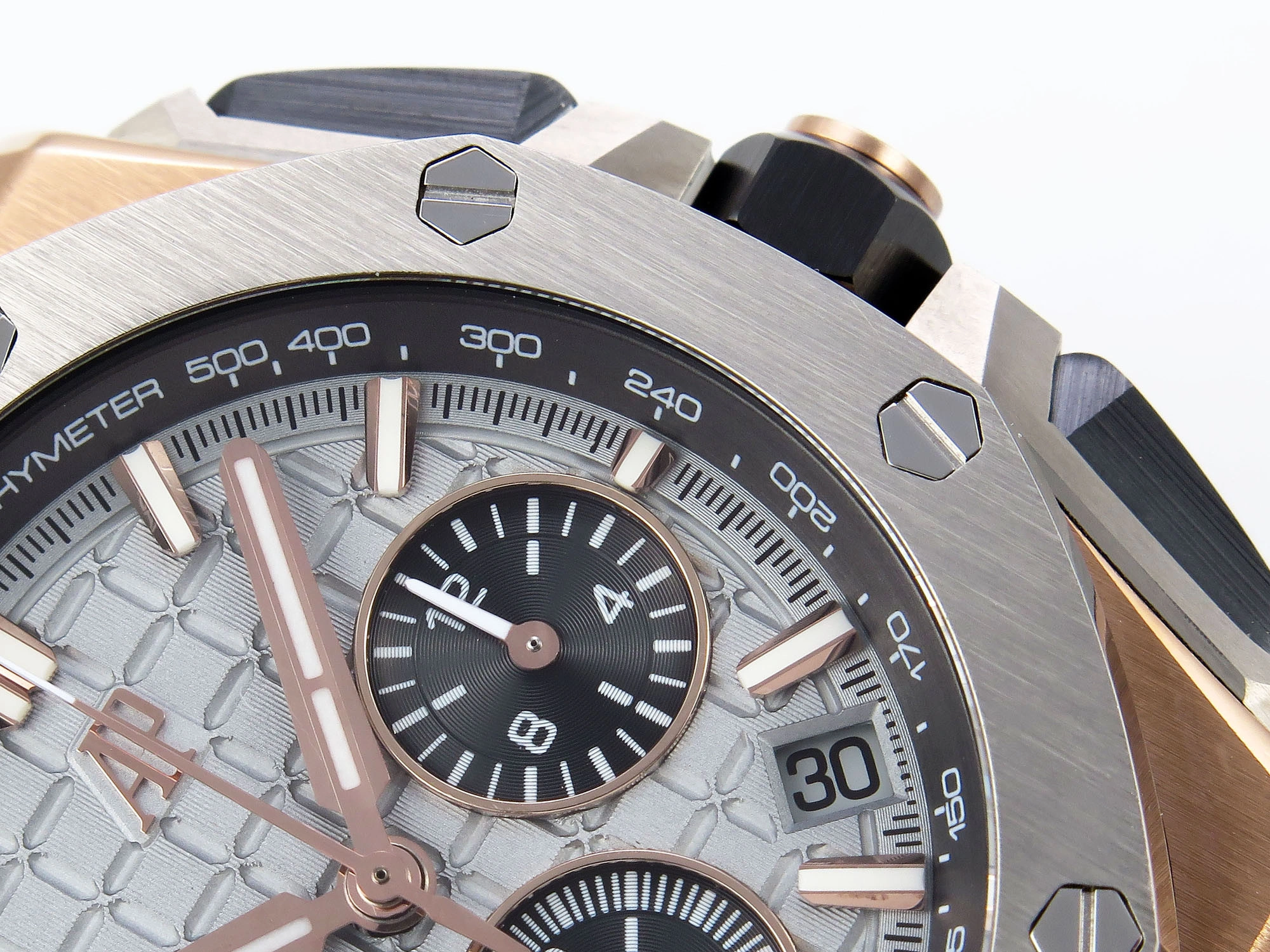 Royal Oak Offshore 43mm 26420oi RG Titanium APPF Best Edition Gray Dial on Gray Nylon Strap A Unique 4409