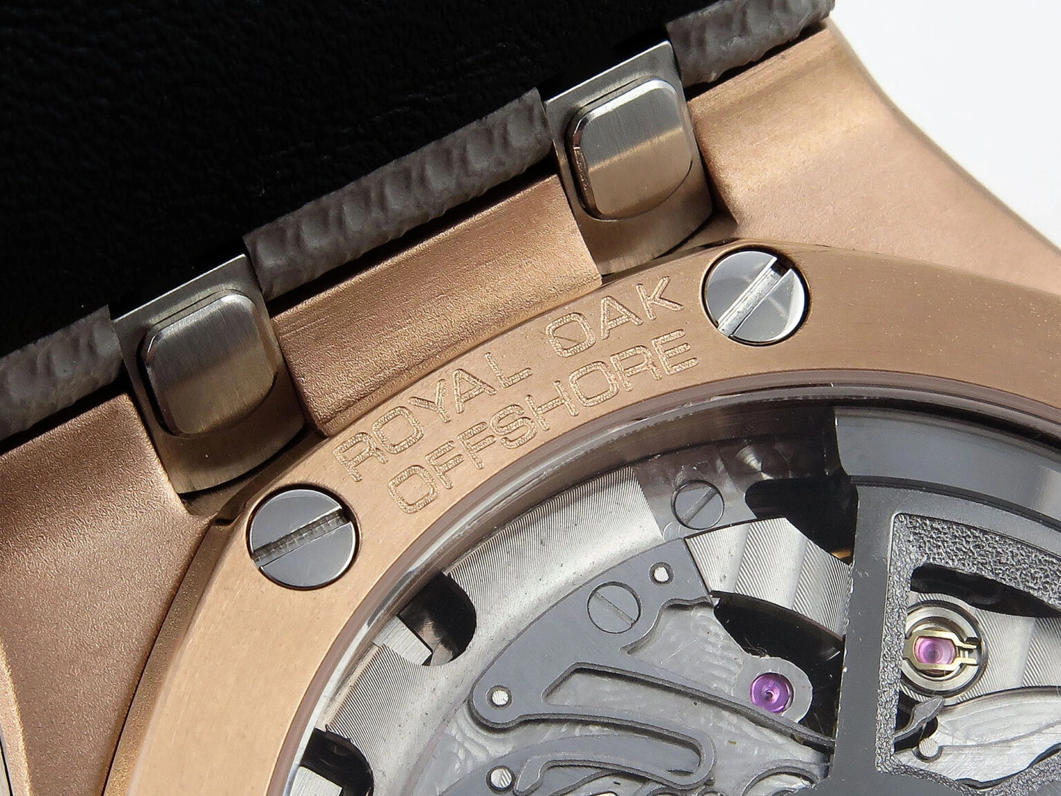 Royal Oak Offshore 43mm 26420oi RG Titanium APPF Best Edition Gray Dial on Gray Nylon Strap A Unique 4409