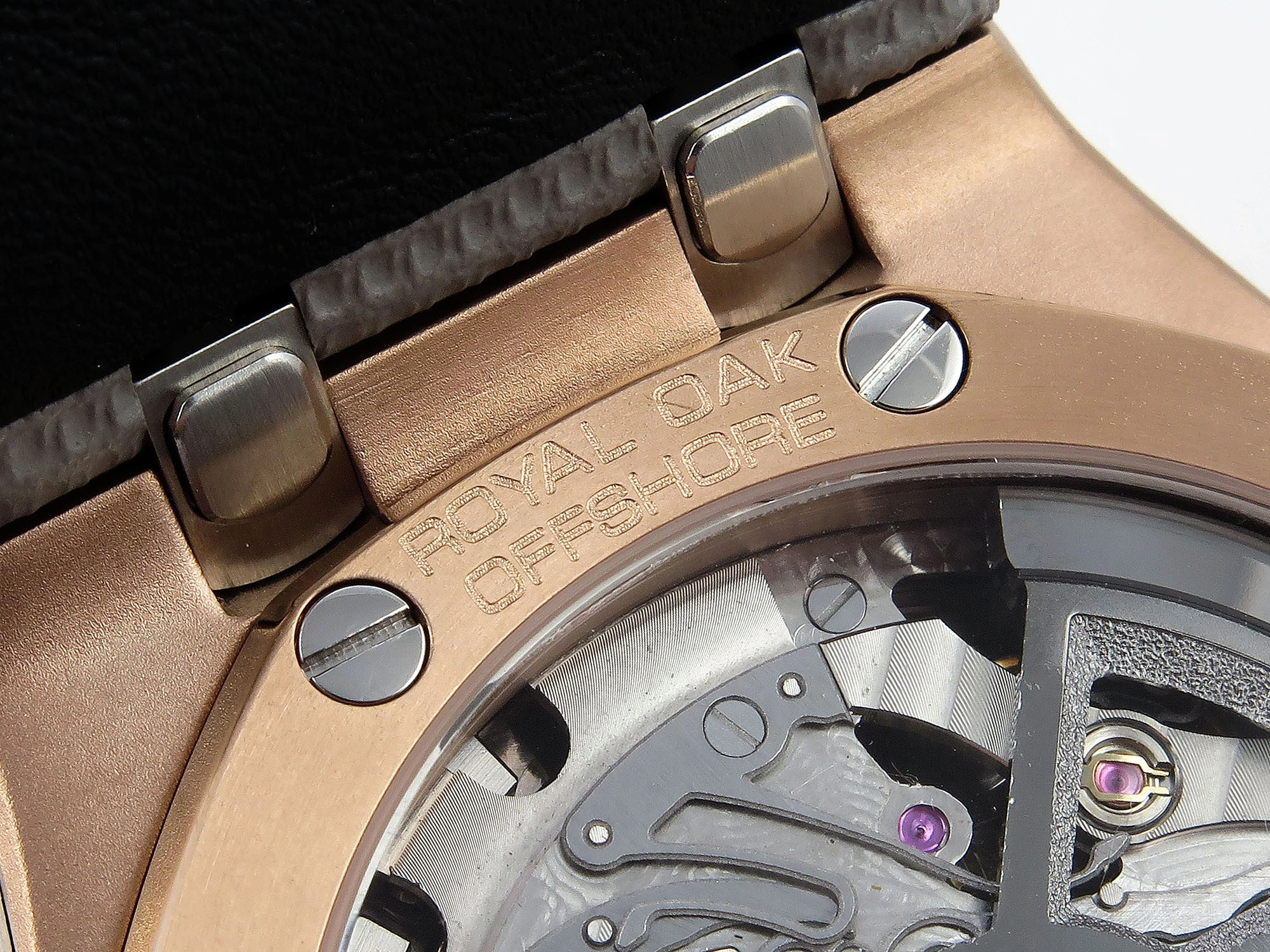 Royal Oak Offshore 43mm 26420oi RG Titanium APPF Best Edition Gray Dial on Gray Nylon Strap A Unique 4409