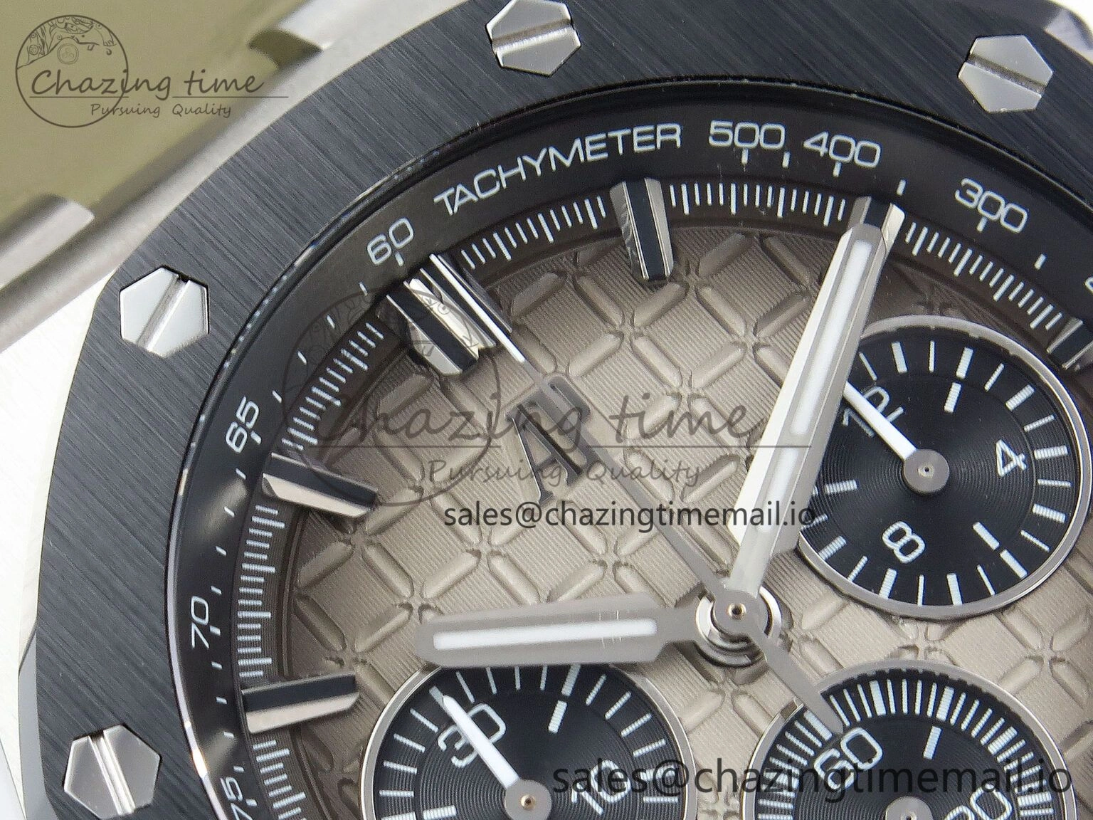 Colorful Royal Oak Offshore 43mm 26420so SS APPF Best Edition Sand Dial on Sand Leather Strap A 4412