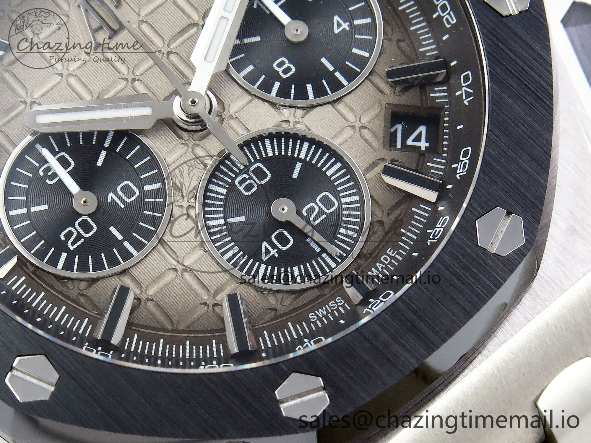 Colorful Royal Oak Offshore 43mm 26420so SS APPF Best Edition Sand Dial on Sand Leather Strap A 4412