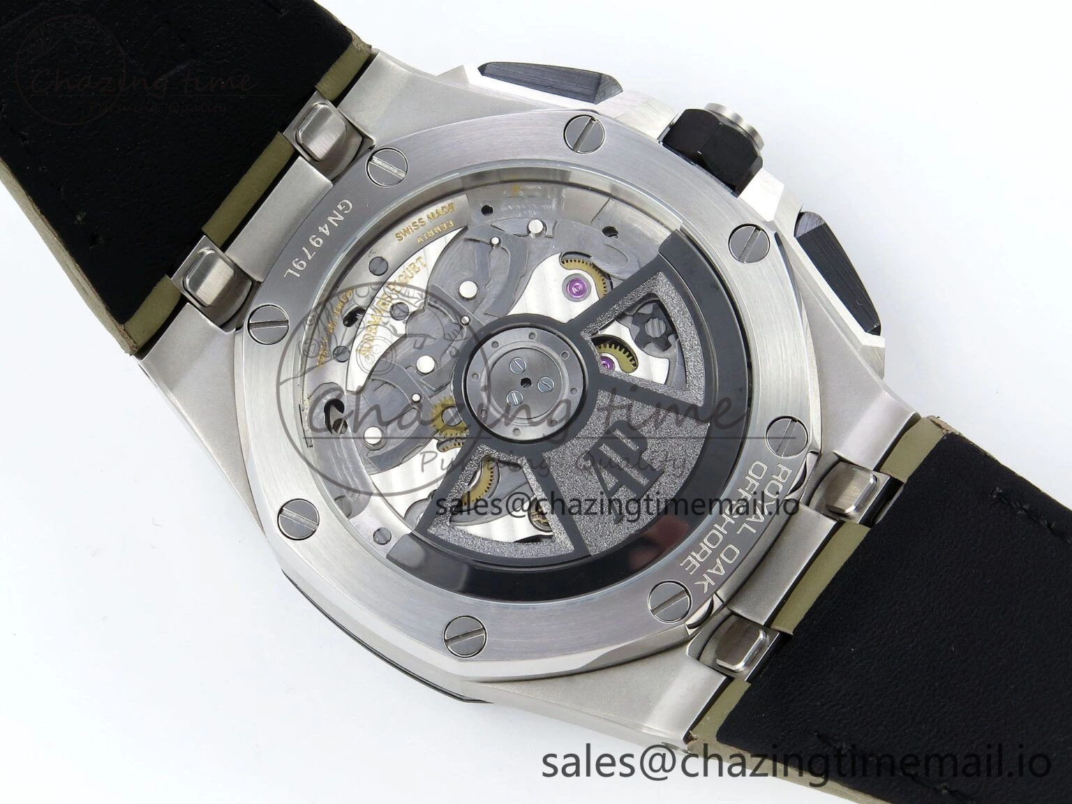 Colorful Royal Oak Offshore 43mm 26420so SS APPF Best Edition Sand Dial on Sand Leather Strap A 4412