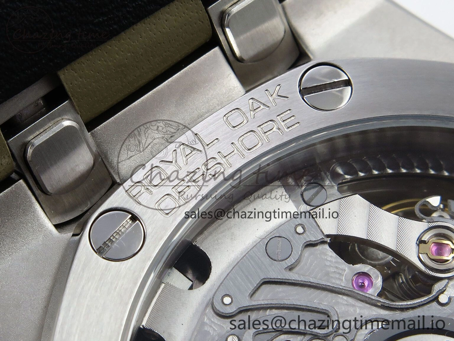 Colorful Royal Oak Offshore 43mm 26420so SS APPF Best Edition Sand Dial on Sand Leather Strap A 4412