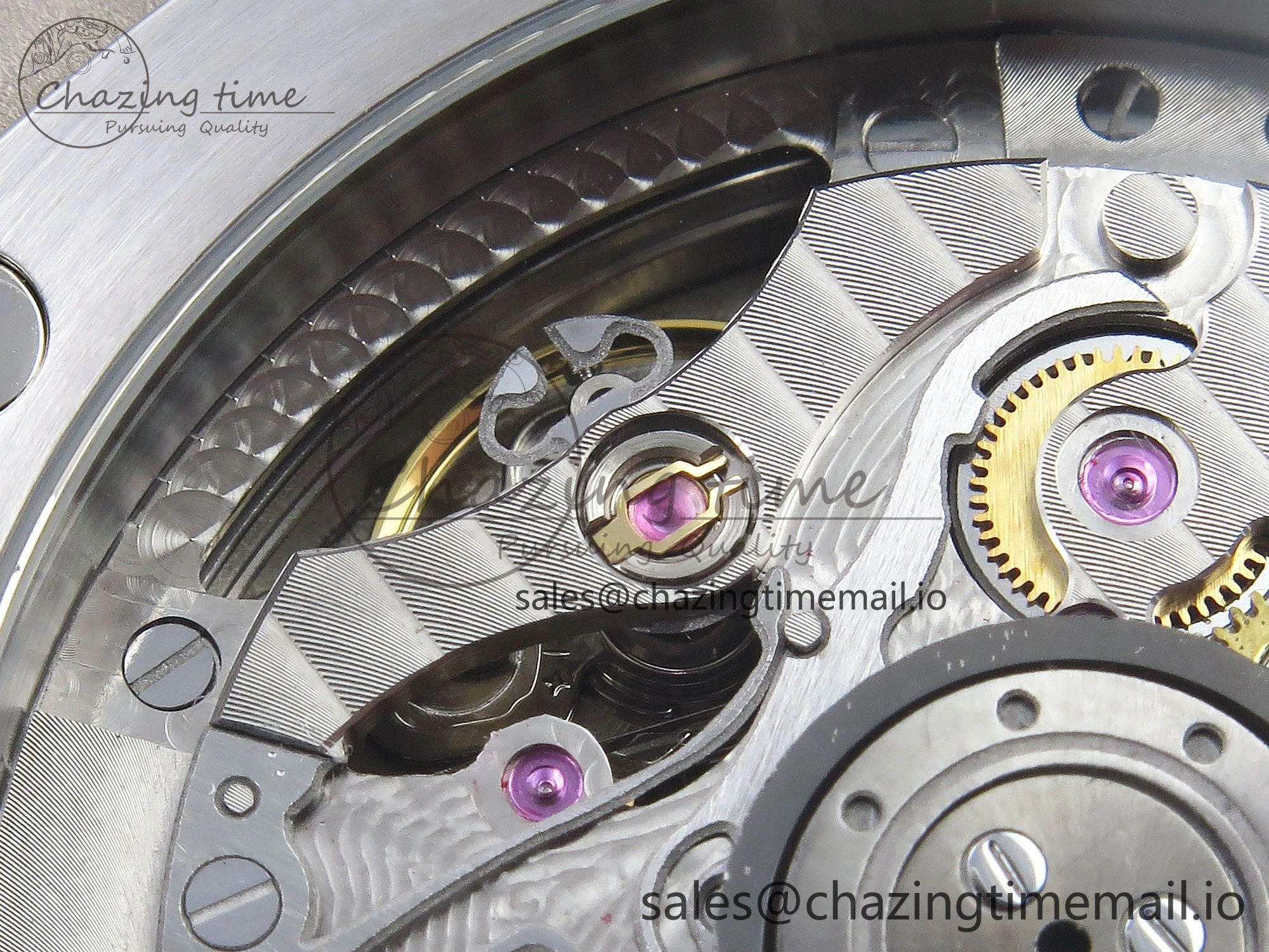 SportInspired Royal Oak Offshore 43mm 26420ti Titanium APPF Best Edition Blue Dial on Blue Rubber Strap A 4408
