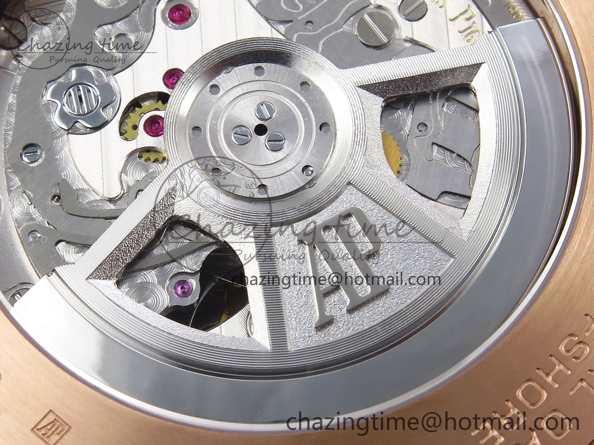 Royal Oak Offshore 43mm RG APF Best Edition Silver Dial on Black Rubber Strap A WellDesigned 4437