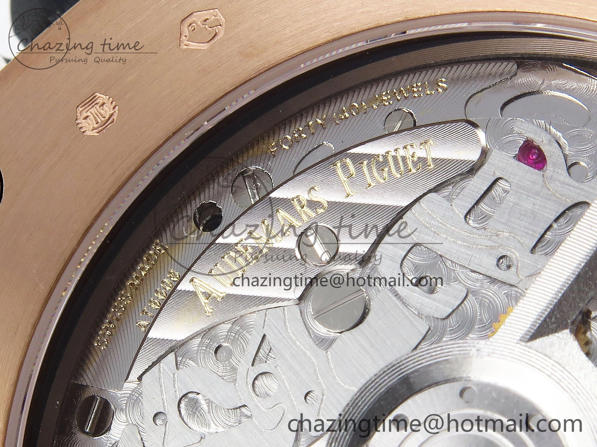 Royal Oak Offshore 43mm RG APF Best Edition Silver Dial on Black Rubber Strap A WellDesigned 4437