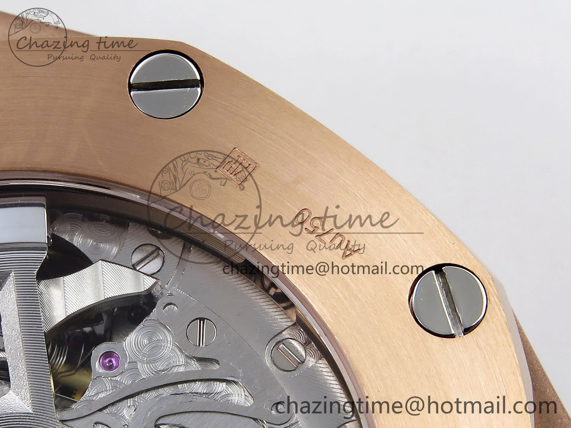 Royal Oak Offshore 43mm RG APF Best Edition Silver Dial on Black Rubber Strap A WellDesigned 4437