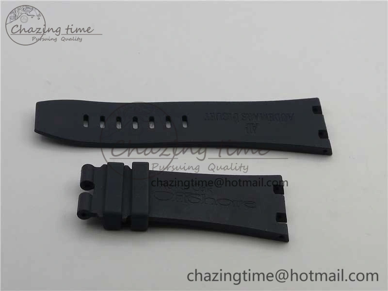 Royal Oak Offshore 44mm 26412PT SS JF 1:1 Best Edition Black Blue Dial on Black Leather Strap A Neat 4865