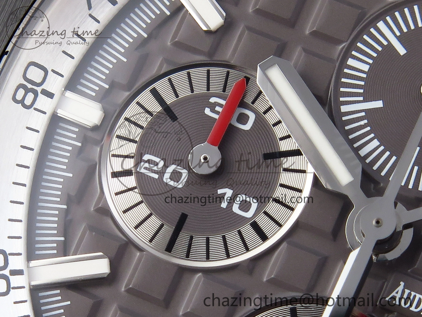 Royal Oak Offshore 44mm Black Ceramic APF 1:1 Best Edition Gray Dial on Black Rubber Strap A MultiPurpose 4584
