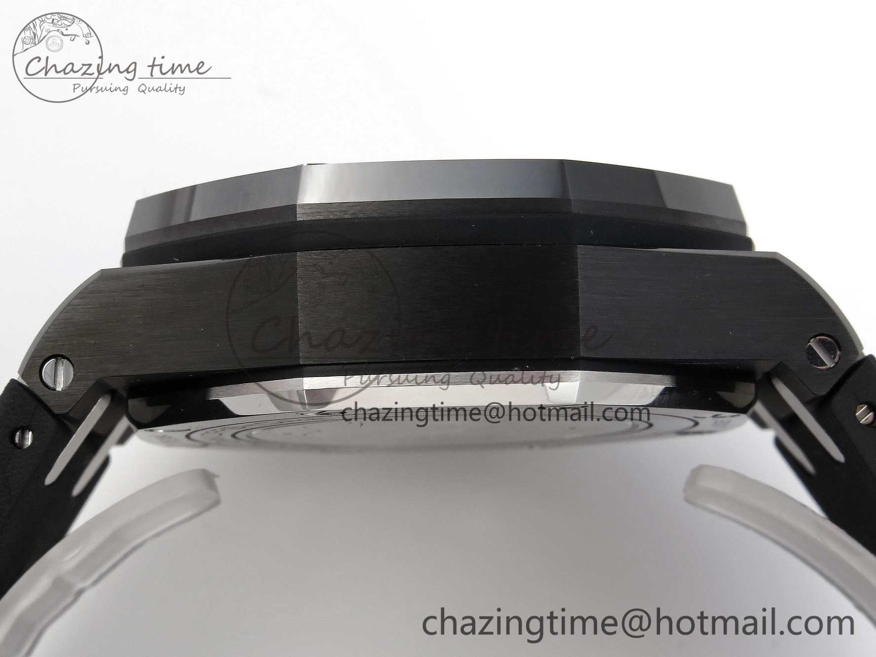 Royal Oak Offshore 44mm Black Ceramic APF 1:1 Best Edition Gray Dial on Black Rubber Strap A MultiPurpose 4584