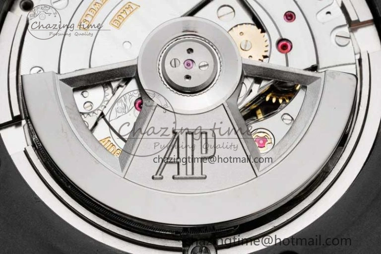 Royal Oak Offshore 44mm Black Ceramic Case JJF 1:1 Best Edition Black Dial on Rubber Strap A3126 V Refined 4655