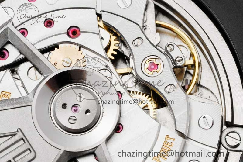 Royal Oak Offshore 44mm Black Ceramic Case JJF 1:1 Best Edition Black Dial on Rubber Strap A3126 V Refined 4655