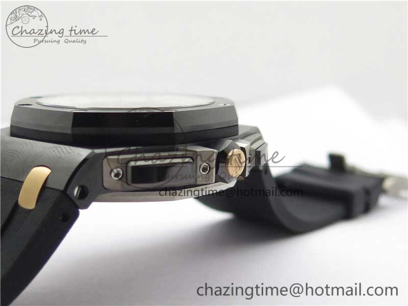 ComfortFit Royal Oak Offshore 44mm Black Ceramic Germany Edition JF 1:1 Best Edition on Rubber Strap A3126 V 4835