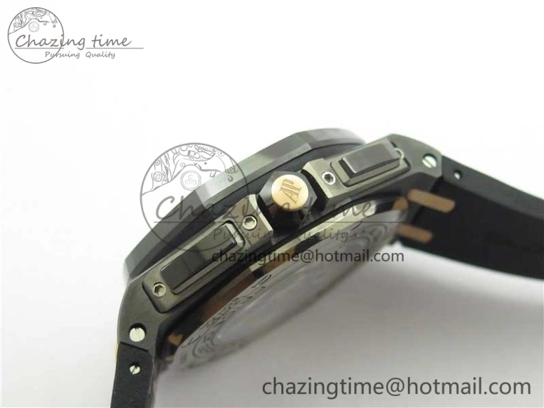 ComfortFit Royal Oak Offshore 44mm Black Ceramic Germany Edition JF 1:1 Best Edition on Rubber Strap A3126 V 4835