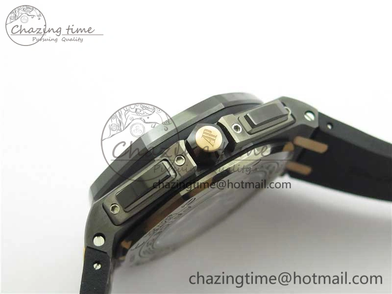 ComfortFit Royal Oak Offshore 44mm Black Ceramic Germany Edition JF 1:1 Best Edition on Rubber Strap A3126 V 4835