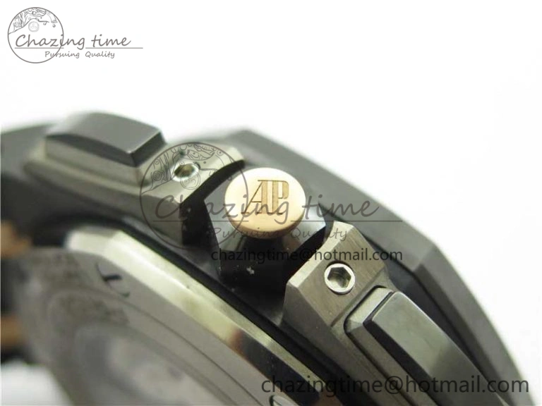 ComfortFit Royal Oak Offshore 44mm Black Ceramic Germany Edition JF 1:1 Best Edition on Rubber Strap A3126 V 4835
