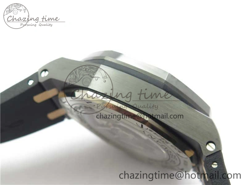 ComfortFit Royal Oak Offshore 44mm Black Ceramic Germany Edition JF 1:1 Best Edition on Rubber Strap A3126 V 4835