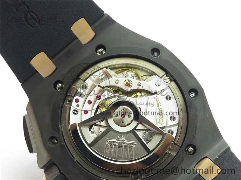 ComfortFit Royal Oak Offshore 44mm Black Ceramic Germany Edition JF 1:1 Best Edition on Rubber Strap A3126 V 4835