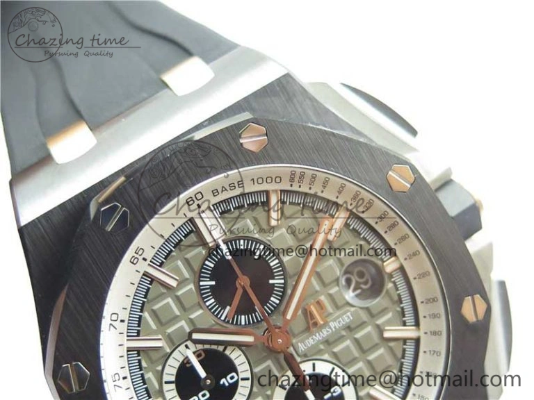 ComfortFit Royal Oak Offshore 44mm Black Ceramic Germany Edition JF 1:1 Best Edition on Rubber Strap A3126 V 4835