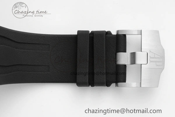 FashionForward Royal Oak Offshore 44mm Black Ceramic RSF 1:1 Best Edition Black Dial on Rubber Strap A3126 V 4717