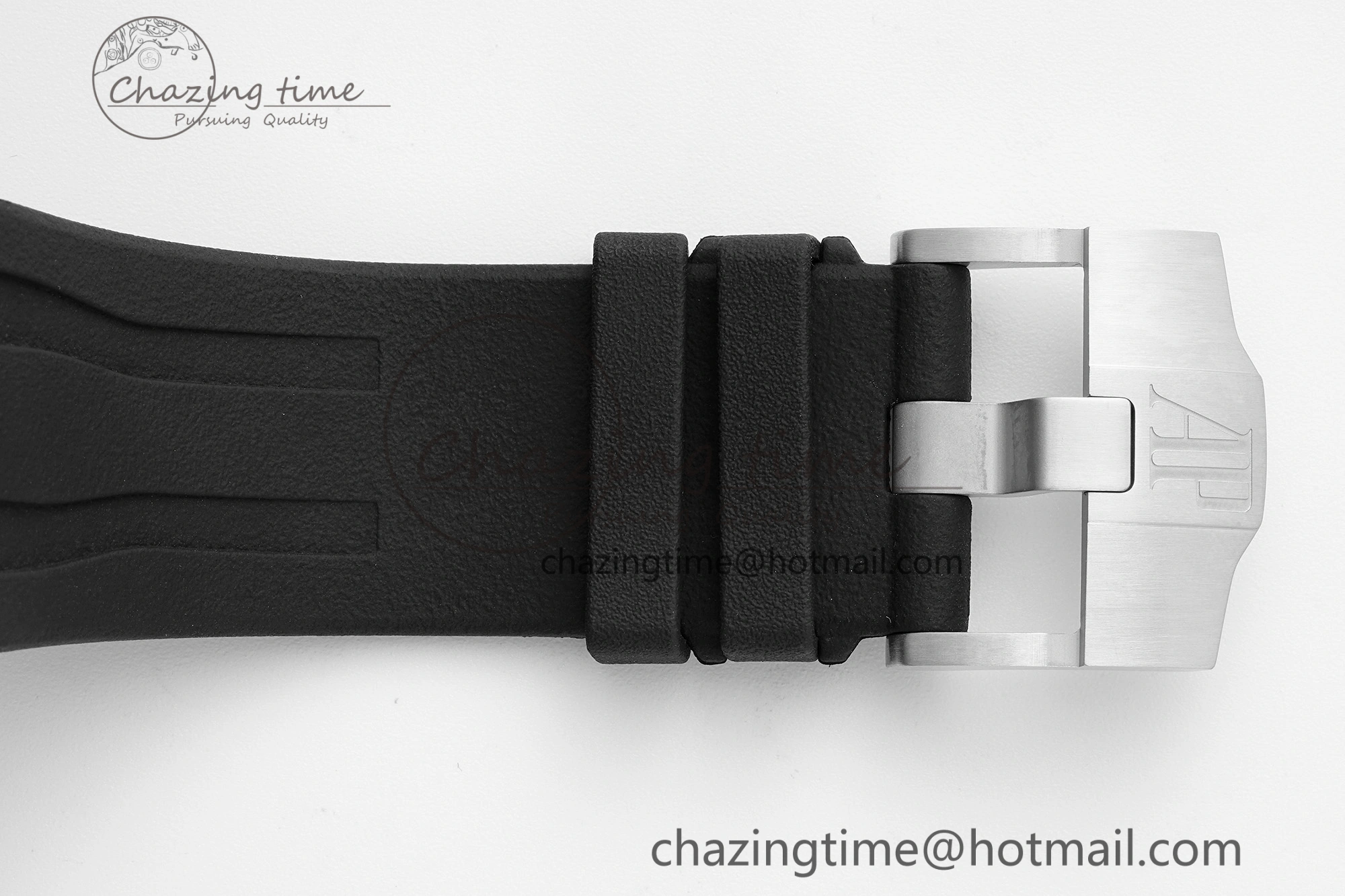 FashionForward Royal Oak Offshore 44mm Black Ceramic RSF 1:1 Best Edition Black Dial on Rubber Strap A3126 V 4717