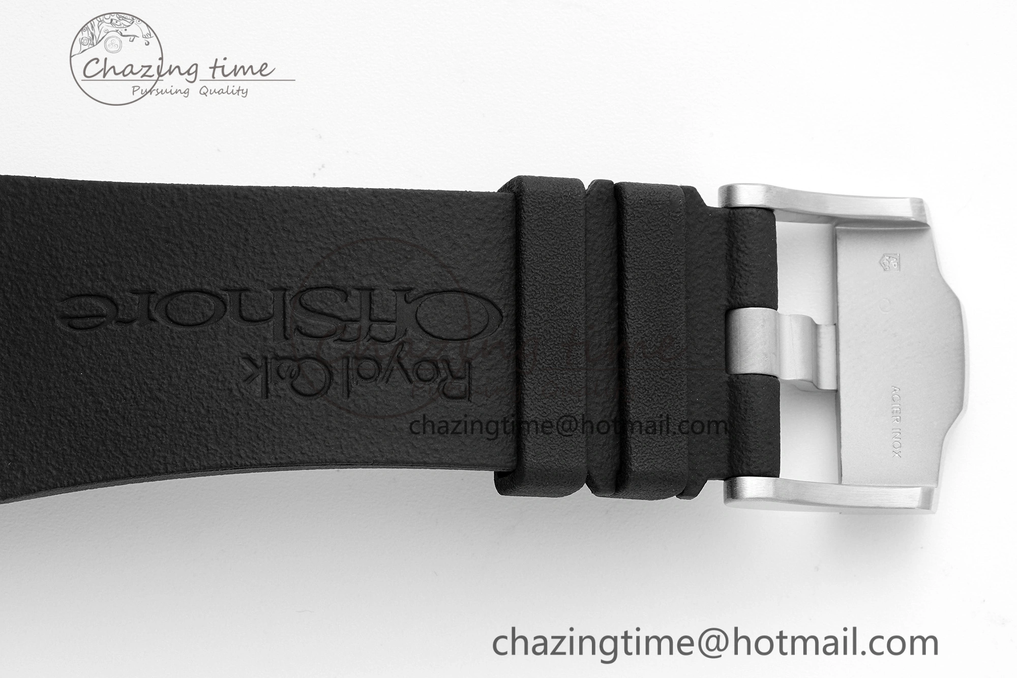 FashionForward Royal Oak Offshore 44mm Black Ceramic RSF 1:1 Best Edition Black Dial on Rubber Strap A3126 V 4717