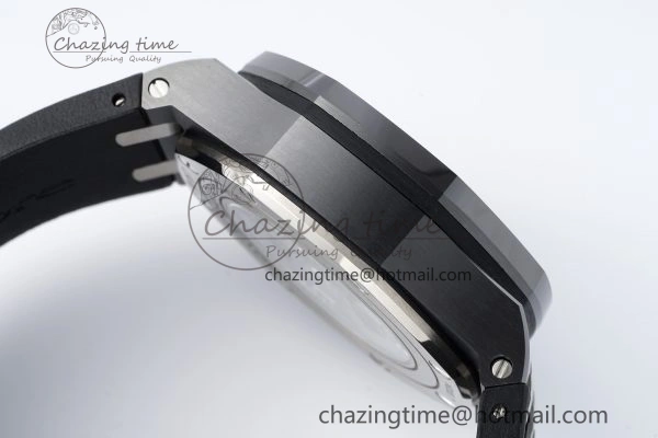 FashionForward Royal Oak Offshore 44mm Black Ceramic RSF 1:1 Best Edition Black Dial on Rubber Strap A3126 V 4717