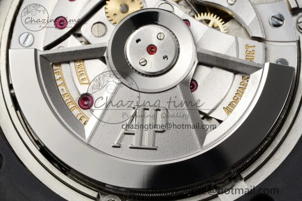 FashionForward Royal Oak Offshore 44mm Black Ceramic RSF 1:1 Best Edition Black Dial on Rubber Strap A3126 V 4717